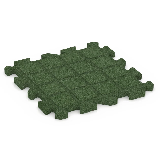 Aufsicht auf die Unterseite, also die Bodenseite von WARCO-Formteil 6613 - Rubber patio tile im Format 50 x 50 x 3 cm | 0,25 m².