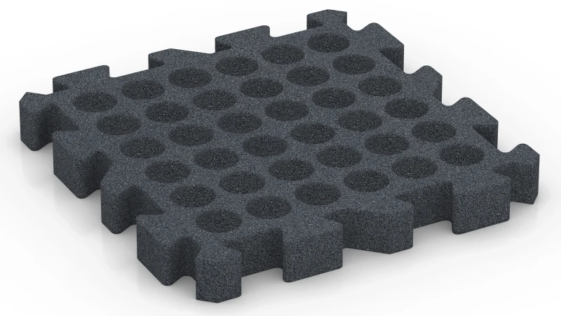 Square Drainage Channels, Interlocking Network