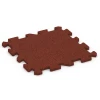 Aufsicht auf die Unterseite, also die Bodenseite von WARCO-Formteil 6313 - Interlocking playground safety tile im Format 50 x 50 x 2 cm | 0,25 m².