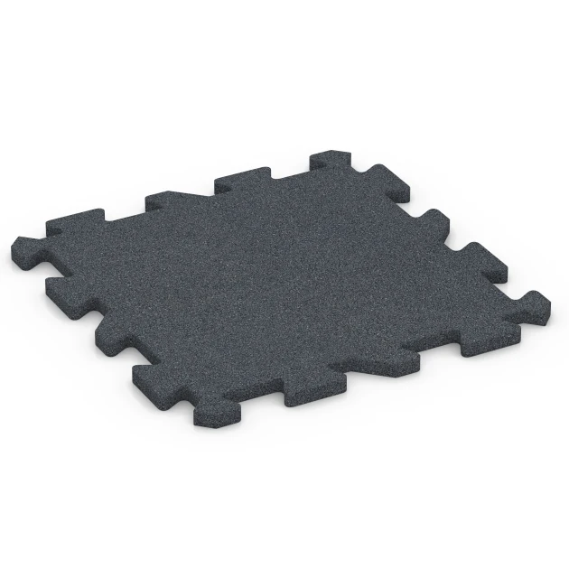 Aufsicht auf die Unterseite, also die Bodenseite von WARCO-Formteil 6986 - Gym Floor Protection Mat im Format 50 x 50 x 2 cm | 0,25 m².