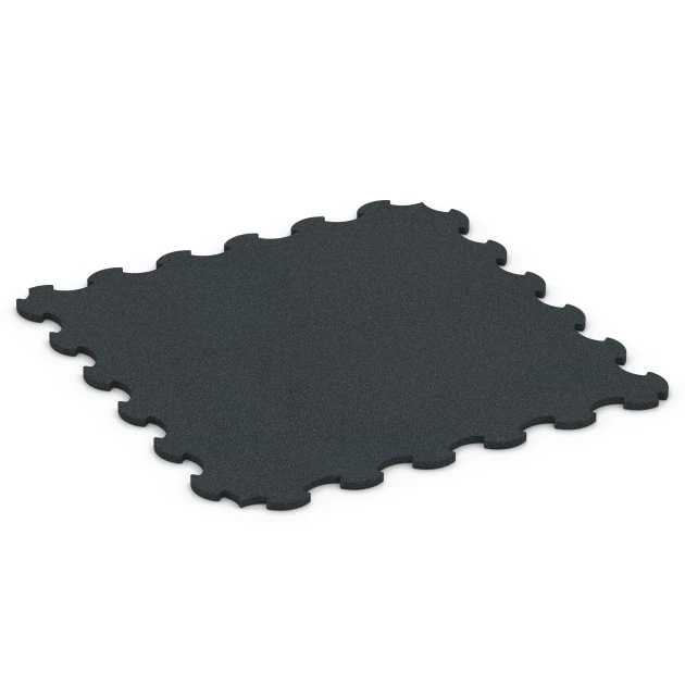Aufsicht auf die Unterseite, also die Bodenseite von WARCO-Formteil 6377 - Fitness Floor Protection Mat im Format 102,5 x 102,5 x 2 cm | 1,05 m².