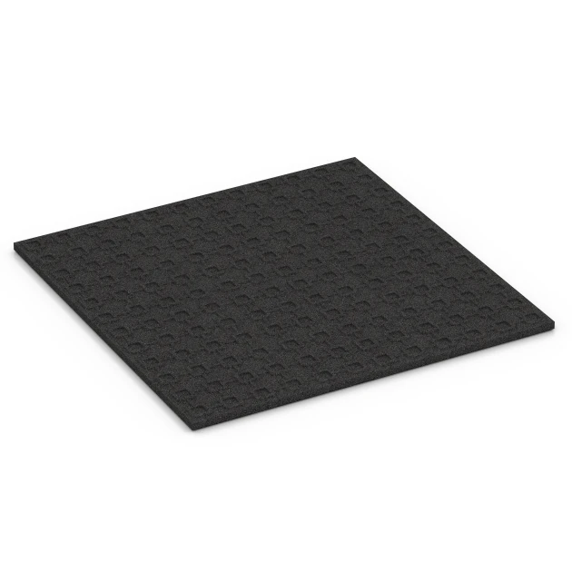 Aufsicht auf die Unterseite, also die Bodenseite von WARCO-Formteil 6379 - Stable Mat im Format 100 x 100 x 3 cm | 1,00 m².
