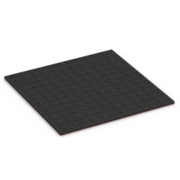 Aufsicht auf die Unterseite, also die Bodenseite von WARCO-Formteil 6380 - Stable Mat im Format 100 x 100 x 3 cm | 1,00 m².