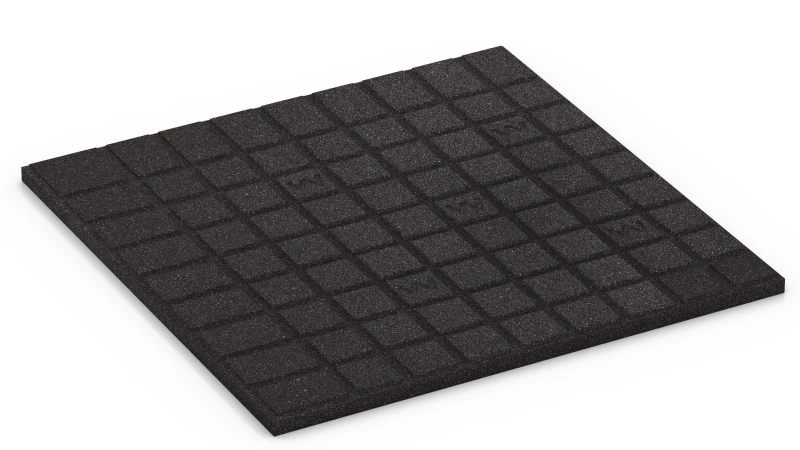 Support Pads with Drainage Channels