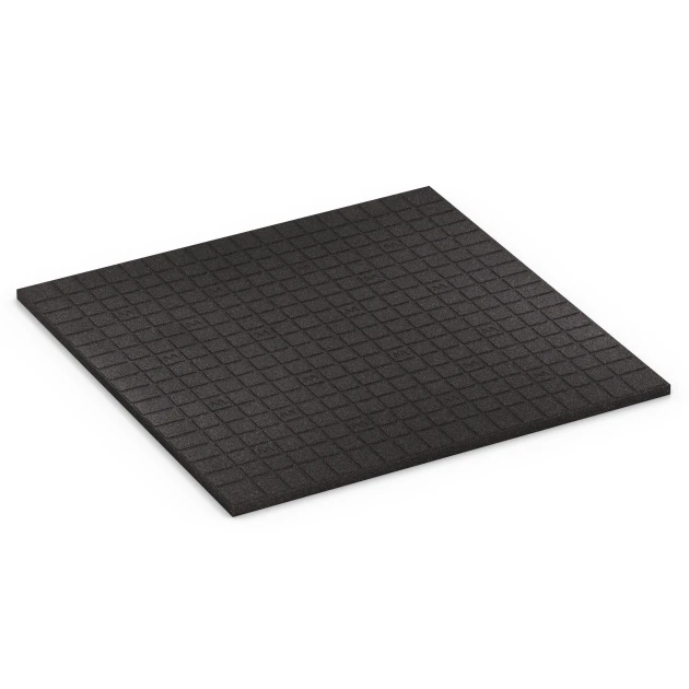 Aufsicht auf die Unterseite, also die Bodenseite von WARCO-Formteil 6660 - Base Layer CL 2 im Format 104 x 104 x 2,7 cm.