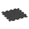Aufsicht auf die Unterseite, also die Bodenseite von WARCO-Formteil 6779 - Gym Floor Tiles im Format 46 x 46 x 1,8 cm.