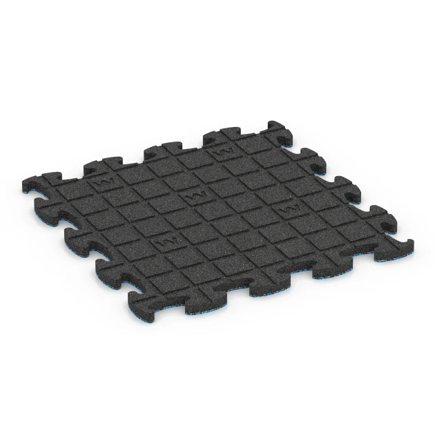 Aufsicht auf die Unterseite, also die Bodenseite von WARCO-Formteil 6767 - Pool Surround Tiles im Format 46 x 46 x 1,8 cm.