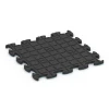 Aufsicht auf die Unterseite, also die Bodenseite von WARCO-Formteil 6794 - Balcony Deck Tiles im Format 46 x 46 x 1,8 cm.