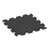 Aufsicht auf die Unterseite, also die Bodenseite von WARCO-Formteil 6901 - Indoor Dog Sports Flooring im Format 46 x 46 x 1,8 cm.
