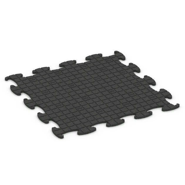 Aufsicht auf die Unterseite, also die Bodenseite von WARCO-Formteil 6834 - Fitness Active Floor System im Format 98 x 98 × 1,8 cm.