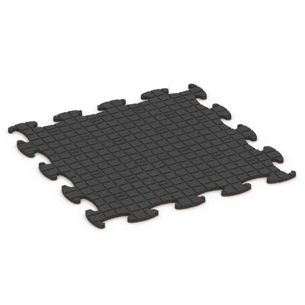 Aufsicht auf die Unterseite, also die Bodenseite von WARCO-Formteil 6809 - Dog Agility Flooring im Format 98 x 98 × 1,8 cm.