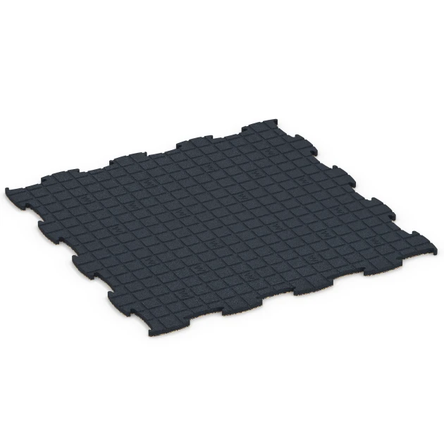 Aufsicht auf die Unterseite, also die Bodenseite von WARCO-Formteil 6930 - Exhibition Click Floor Tile im Format 97,1 x 97,1 × 1,8 cm.