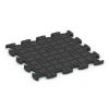 Aufsicht auf die Unterseite, also die Bodenseite von WARCO-Formteil 6938 - Safety Puzzle Tile im Format 46 x 46 × 2,8 cm.