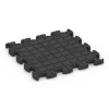 Aufsicht auf die Unterseite, also die Bodenseite von WARCO-Formteil 6885 - Fitness Max Floor System im Format 44,6 x 44,6 × 2,8 cm.