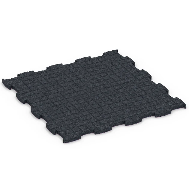 Aufsicht auf die Unterseite, also die Bodenseite von WARCO-Formteil 6855 - Fitness Active Floor System im Format 97,1 x 97,1 x 2,8 cm.