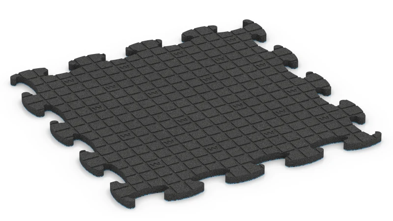 Support Pads with Drainage Channels