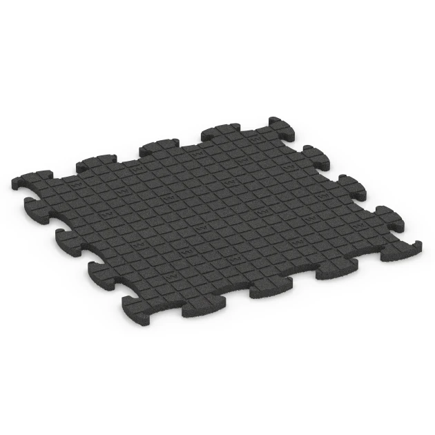 Aufsicht auf die Unterseite, also die Bodenseite von WARCO-Formteil 6887 - Fitness Max Floor System im Format 97,1 x 97,1 x 2,8 cm.