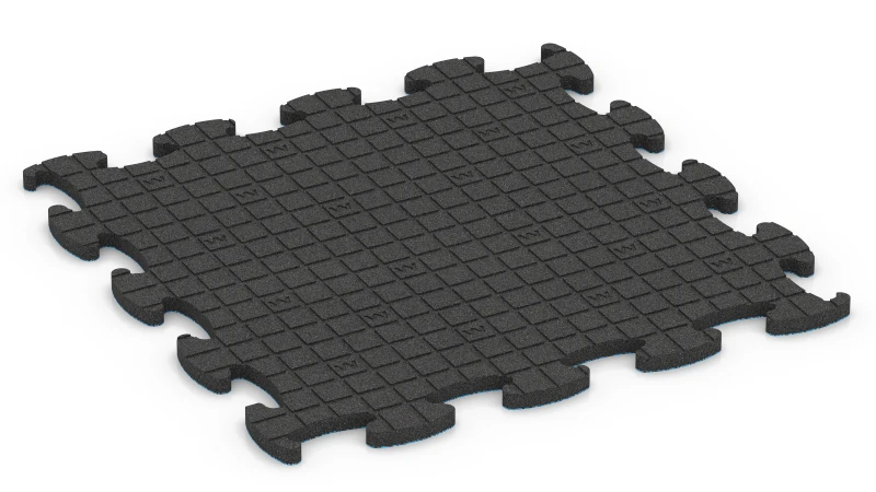 Support Pads with Drainage Channels