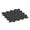 Aufsicht auf die Unterseite, also die Bodenseite von WARCO-Formteil 6770 - Pool Surround Tiles im Format 30 x 30 x 1,8 cm.