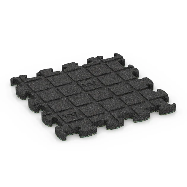 Aufsicht auf die Unterseite, also die Bodenseite von WARCO-Formteil 6771 - Pool Surround Tiles im Format 28,9 x 28,9 x 1,8 cm.