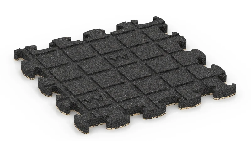 Support Pads with Drainage Channels