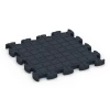 Aufsicht auf die Unterseite, also die Bodenseite von WARCO-Formteil 6967 - Fitness Premium Performance Flooring im Format 45,9 x 45,9 x 2,8 cm.
