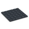Aufsicht auf die Unterseite, also die Bodenseite von WARCO-Formteil 7132 - Outdoor Gym Flooring im Format 60 x 60 x 3 cm | 0,36 m².