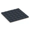 Aufsicht auf die Unterseite, also die Bodenseite von WARCO-Formteil 7135 - Outdoor Gym Flooring im Format 60 x 60 x 3 cm | 0,36 m².