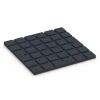 Aufsicht auf die Unterseite, also die Bodenseite von WARCO-Formteil 7136 - Outdoor Gym Flooring im Format 60 x 60 x 3 cm | 0,36 m².