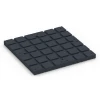 Aufsicht auf die Unterseite, also die Bodenseite von WARCO-Formteil 7141 - Outdoor Gym Flooring im Format 60 x 60 x 4 cm | 0,36 m².