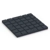 Aufsicht auf die Unterseite, also die Bodenseite von WARCO-Formteil 7146 - Outdoor Gym Flooring im Format 60 x 60 x 4 cm | 0,36 m².