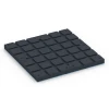 Aufsicht auf die Unterseite, also die Bodenseite von WARCO-Formteil 7148 - Outdoor Gym Flooring im Format 60 x 60 x 4 cm | 0,36 m².
