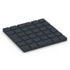 Aufsicht auf die Unterseite, also die Bodenseite von WARCO-Formteil 7149 - Outdoor Gym Flooring im Format 60 x 60 x 4 cm | 0,36 m².