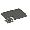 Typische Verlegung oder Einbausituation für den Artikel 2918 von WARCO - Pool Decking Tile, Farbton Dark Grey Granite in der Abmessung 500 x 500 x 40 mm.