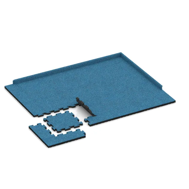Typische Verlegung oder Einbausituation für den Artikel 2886 von WARCO - Paving slab, Farbton Atlantic in der Abmessung 500 x 500 x 40 mm.