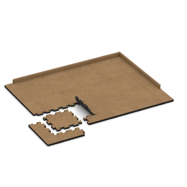 Typische Verlegung oder Einbausituation für den Artikel 2889 von WARCO - Paving slab, Farbton Rattan Lounge in der Abmessung 500 x 500 x 40 mm.
