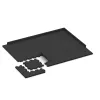 Typische Verlegung oder Einbausituation für den Artikel 2966 von WARCO - Outdoor click tile, Farbton Anthracite in der Abmessung 500 x 500 x 40 mm.