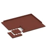 Typische Verlegung oder Einbausituation für den Artikel 2967 von WARCO - Outdoor tile, Farbton Brick red in der Abmessung 50 x 50 x 4 cm | 0,25 m².
