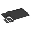 Typische Verlegung oder Einbausituation für den Artikel 3132 von WARCO - Outdoor click tile, Farbton Anthracite in der Abmessung 500 x 500 x 50 mm.