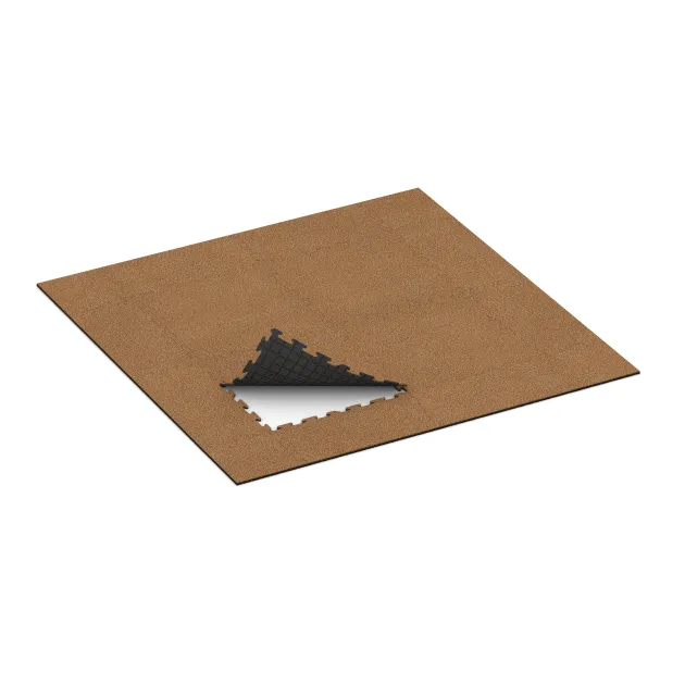 Typische Verlegung oder Einbausituation für den Artikel 3943 von WARCO - Dog sports floor HD, Farbton Terra Cotta in der Abmessung 1000 x 1000 x 18 mm.