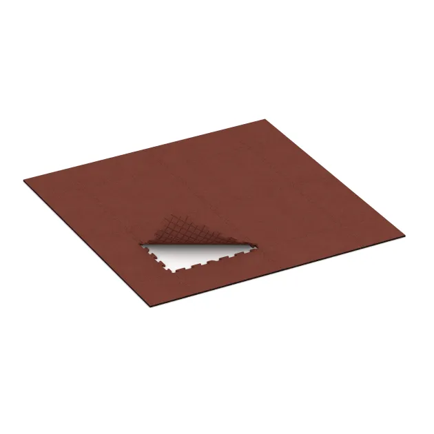 Typische Verlegung oder Einbausituation für den Artikel 3960 von WARCO - Dog sports floor HD, Farbton Brick red in der Abmessung 1000 x 1000 x 18 mm.