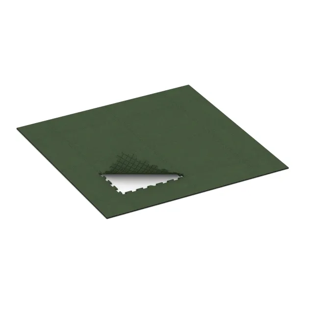 Typische Verlegung oder Einbausituation für den Artikel 3961 von WARCO - Dog sports floor HD, Farbton Grass Green in der Abmessung 1000 x 1000 x 18 mm.