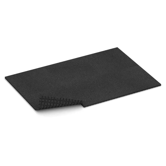 Typische Verlegung oder Einbausituation für den Artikel 3640 von WARCO - Stable mat HD, Farbton Anthracite in der Abmessung 1000 x 1000 x 40 mm.