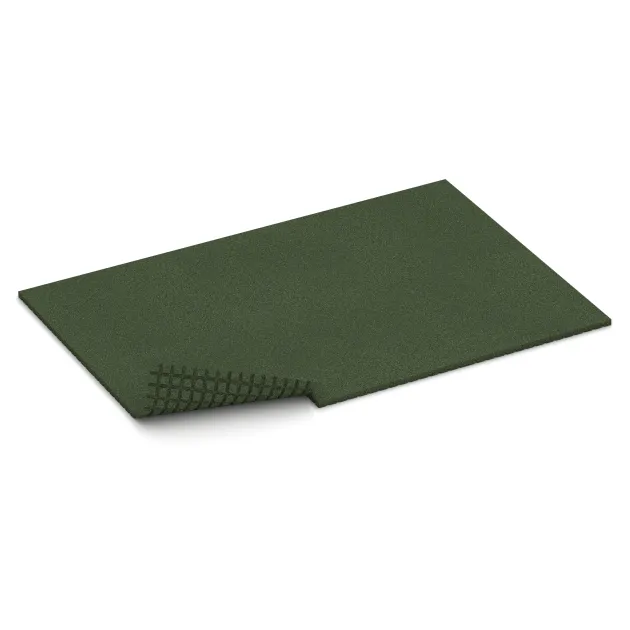 Typische Verlegung oder Einbausituation für den Artikel 3642 von WARCO - Stable mat HD, Farbton Grass Green in der Abmessung 1000 x 1000 x 40 mm.