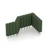 Typische Verlegung oder Einbausituation für den Artikel 2564 von WARCO - Rubber granulate palisade, Farbton Grass Green in der Abmessung ø 250 x 800 mm.
