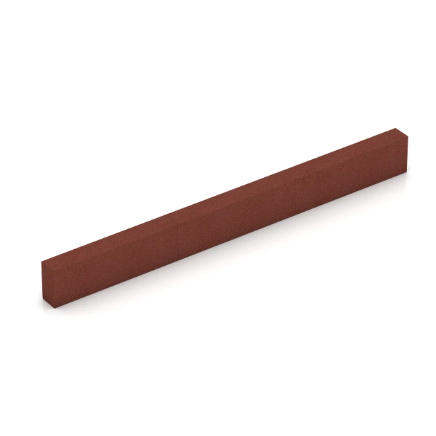 Typische Verlegung oder Einbausituation für den Artikel 7029 von WARCO - Rubber granulate block step, Farbton Brick red in der Abmessung 100 x 30 x 15 cm.