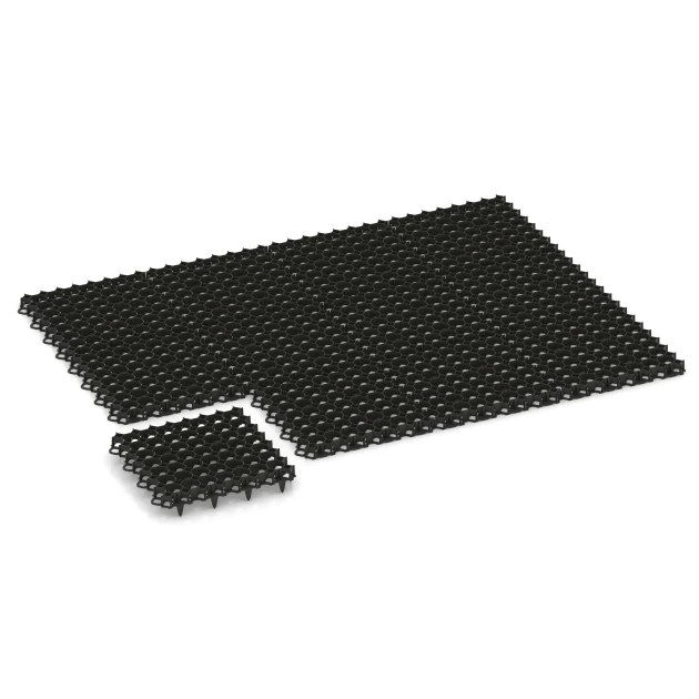 Typische Verlegung oder Einbausituation für den Artikel 5207 von WARCO - Plastic ground grid, Farbton Matte Black in der Abmessung 47,6 × 47,6 × 4 cm | 0,226 m².
