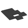 Typische Verlegung oder Einbausituation für den Artikel 0449 von WARCO - Edge tile (one chamfered side), Farbton Anthracite in der Abmessung 500 x 500 x 65 mm.