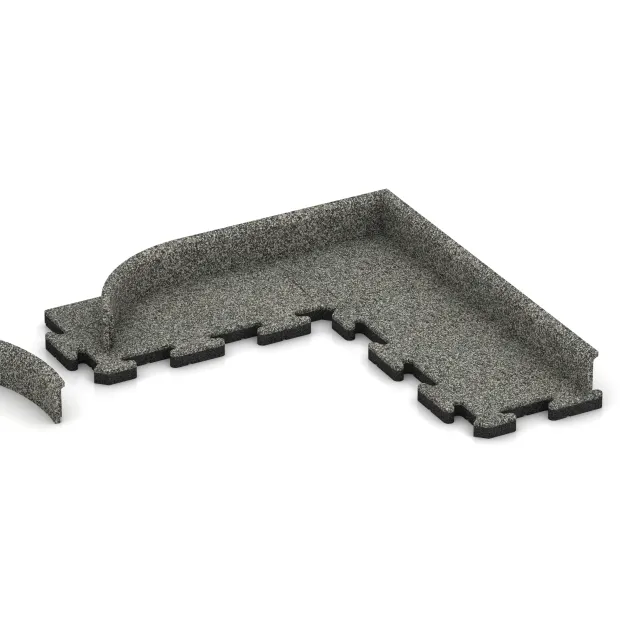 Typische Verlegung oder Einbausituation für den Artikel 2257 von WARCO - Skirting Board, Farbton Gray Granite in der Abmessung 750 x 80 x 20 mm.