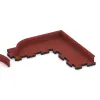 Typische Verlegung oder Einbausituation für den Artikel 4293 von WARCO - Skirting Board, Farbton Coral Red in der Abmessung 750 x 80 x 20 mm.